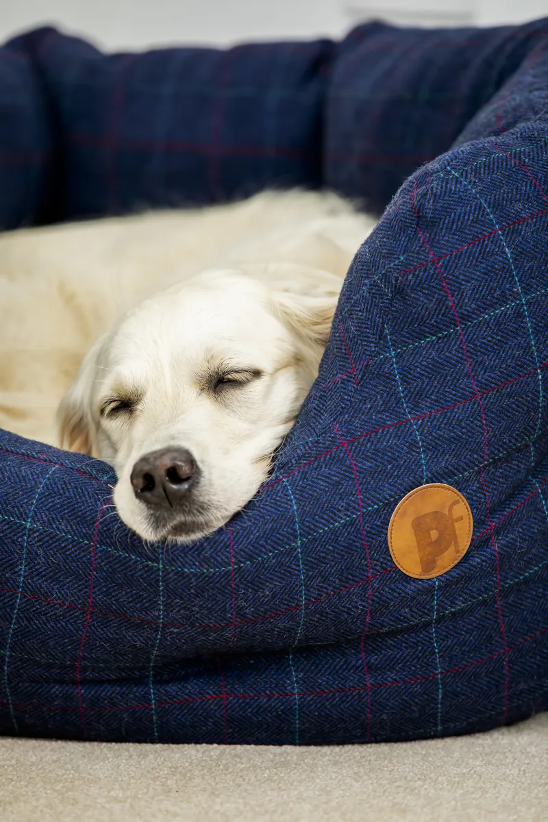 Petface Midnight Tweed Dog Bed in Small-1